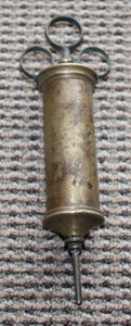 Antique Medical Pump / Ear Syringe - S. Maw Son & Thompson, London - Brass - circa 1880