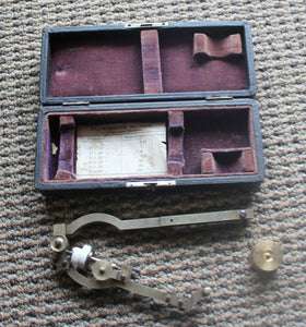 Old Vintage Planimeter #4212 w/Cloth Bound Case By Keuffel & Esser Co.