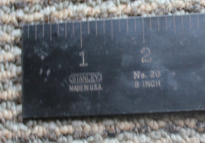 Vintage Stanley No.20 Try Square 8"