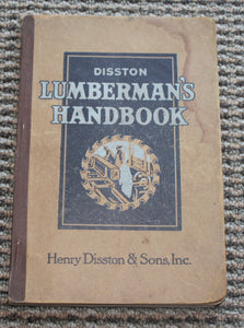 Original DISSTON Lumberman Handbook