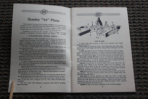 1921 Stanley Tools “55” Plane and How to Use It Booklet