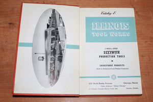 1940 Illinois Tool Works Catalog E Antique Hobs, Cutters, Machinist