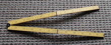 Load image into Gallery viewer, Vintage Stanley No.163 24&quot; Folding Wood Ruler
