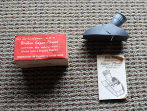 Vintage WilKro Product Small Razor Blade Plane in Box & Instructions