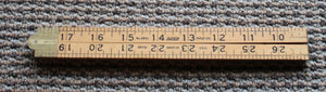 Vintage Lufkin No. 3851 Boxwood 36 Inch Folding Ruler