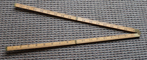 Vintage Lufkin No. 3851 Boxwood 36 Inch Folding Ruler