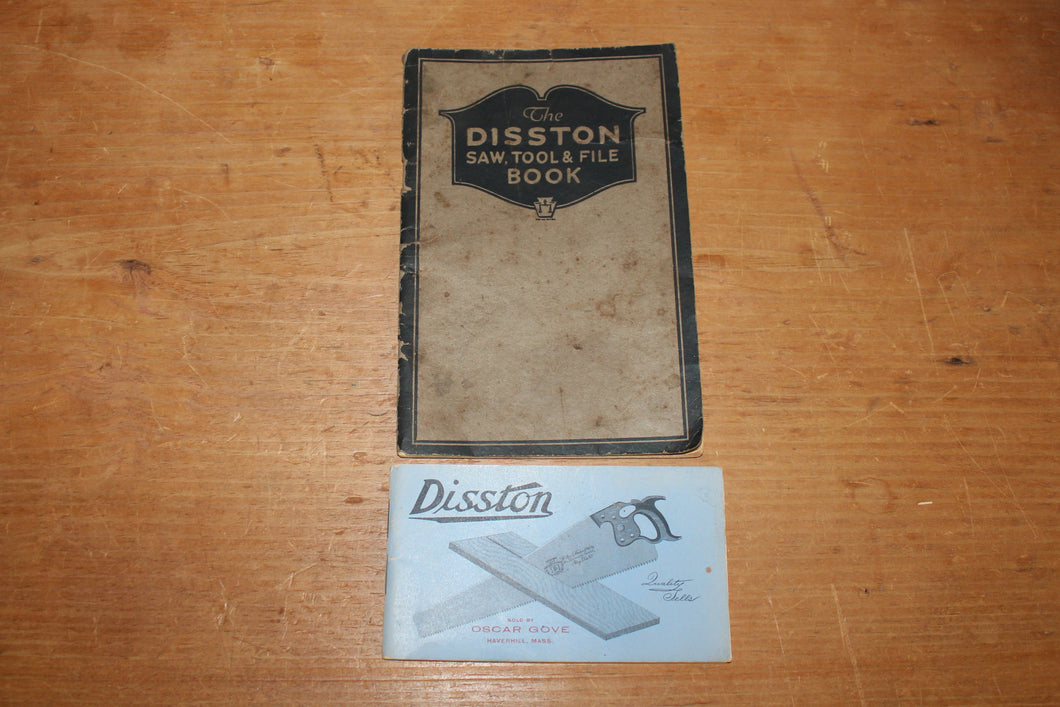 Two Original Disston Catalogs/Books