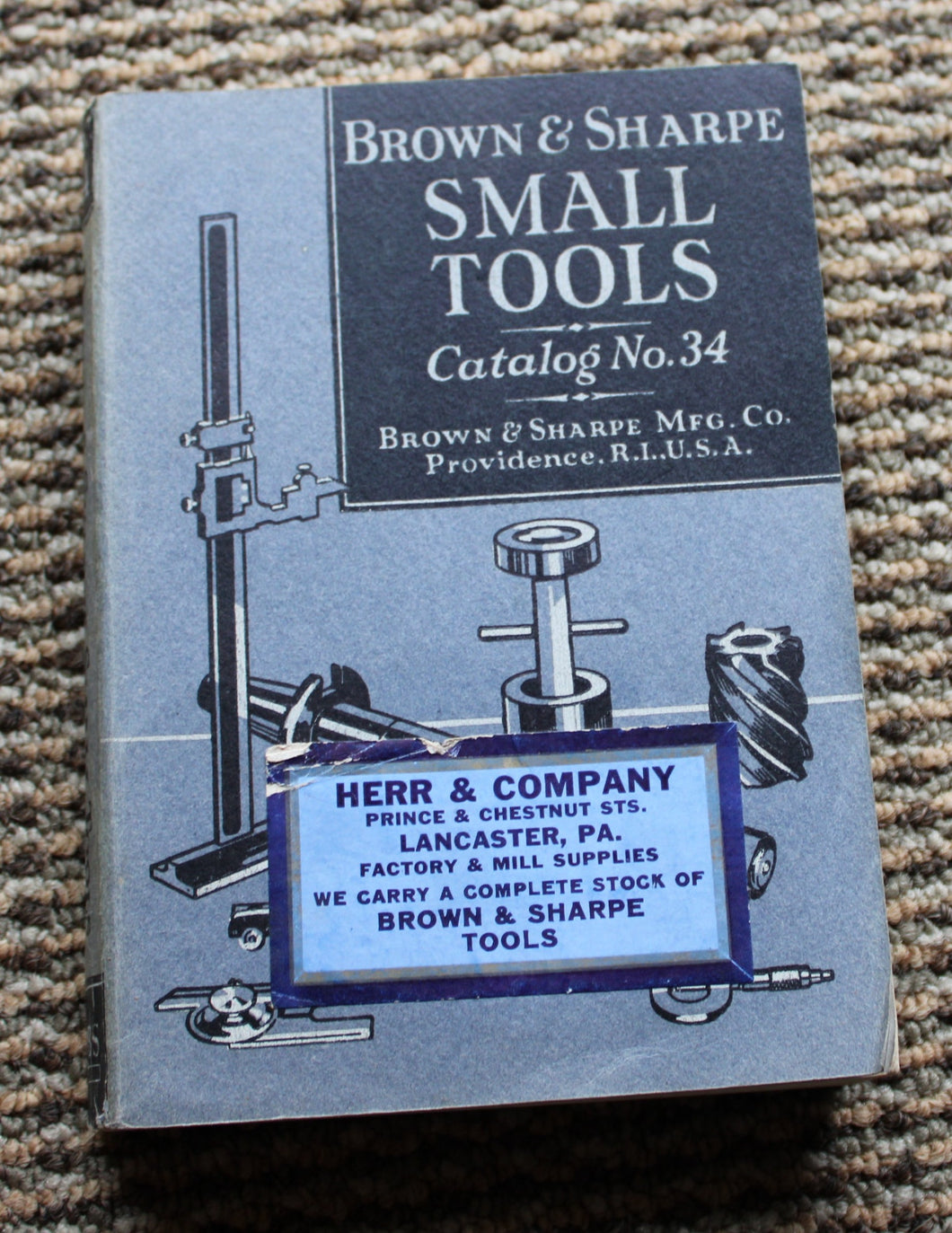 Brown & Sharpe Small Tools Catalog No. 34