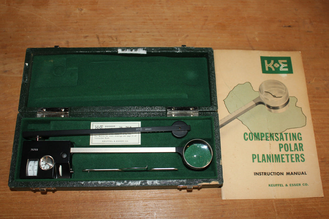 VINTAGE K & E (KEUFFEL & ESSER) CO. COMPENSATING POLAR PLANIMETER 620005