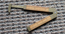 Load image into Gallery viewer, Vintage Stanley No.36 6&quot; Folding Caliper Wood Ruler
