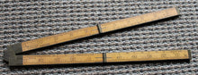 Load image into Gallery viewer, Vintage and Rare Stanley No.72 1/2 24&quot; Folding Wood Ruler

