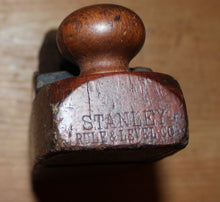 Load image into Gallery viewer, Vintage Stanley Rule &amp; Level Co.- Liberty Bell 76- No. 135 Wood Bottom Transitional Coffin Plane
