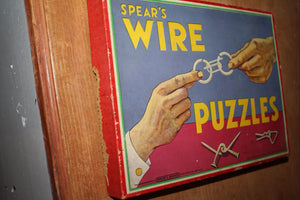 1920’s Wire Puzzles by J W Spear & Sons