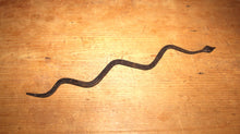 Load image into Gallery viewer, Antique Metal Cast Iron Snake Sculpture
