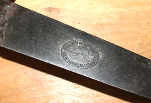 Vintage The Belden Machine Co Slate Hammer Stacked Leather Handle