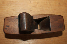 Load image into Gallery viewer, VINTAGE TOOL Hard to find CURVED BOTTOM 5 ¼” A SCHOELLER ALL WOOD CARPENTER PLANE
