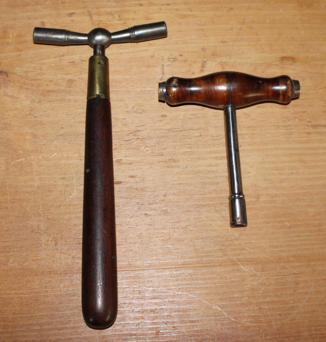 Two Vintage piano Tuning Wrenches