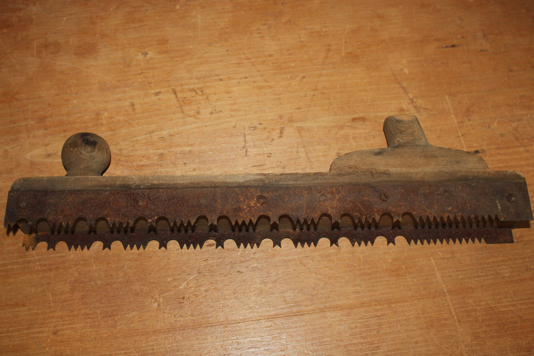 Unique Vintage and Rare Special Purpose Double Blade Saw