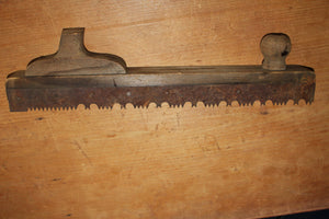 Unique Vintage and Rare Special Purpose Double Blade Saw