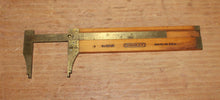 Load image into Gallery viewer, Vintage STANLEY No. 136 1/2 Carpenters&#39; Rule with Caliper Slide - Made in U.S.A.
