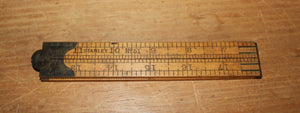 Vintage Stanley No. 51 24" Folding Wood Ruler
