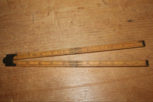 Load image into Gallery viewer, Vintage Stanley No. 51 24&quot; Folding Wood Ruler
