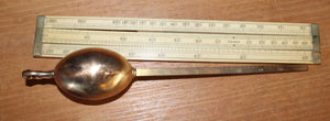 Exceptional 19th century Sikes Hydrometer set with bone proof rules