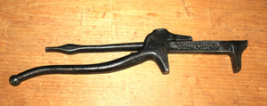 Antique Ashcroft Mfg Co Patent Nov. 30, 1872 Pipe Tongs screw Adjustment Tool