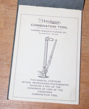 Load image into Gallery viewer, Rare - The Handyman Combination Tool Manual, Photographs Of Uses For Tool
