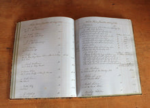 Load image into Gallery viewer, Civil War Era Handwritten Ledger Springfield and White River Junction, VT.
