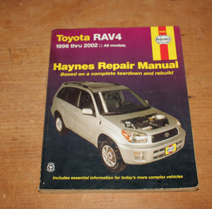 Haynes Repair Manual 92082 for Toyota RAV4 1996-2012
