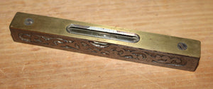 Vintage 6 Inch Brass Machinist Level