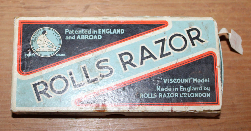 Vintage ROLLS RAZOR in ORIGINAL BOX Made in England