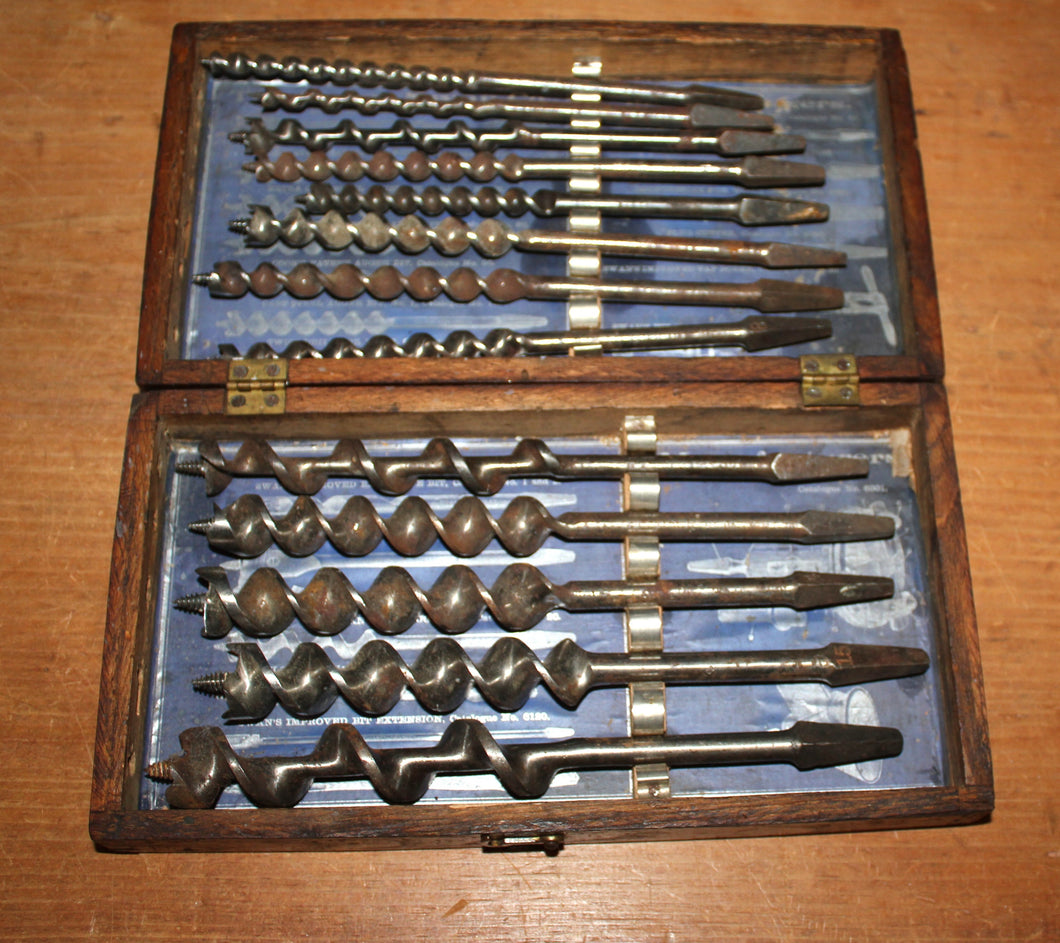 The James Swan Co. (13) Auger Bits in Original Box
