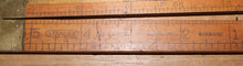 Load image into Gallery viewer, Vintage Stanley Boxwood Rulers With Caliper - 36 ½ L
