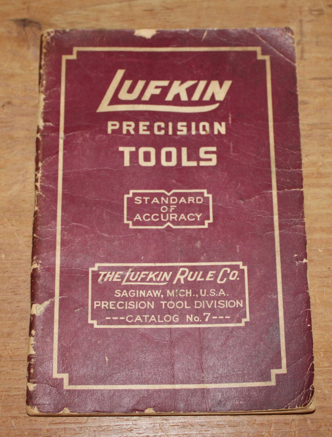 Original Vintage The Lufkin Rule Co. - Precision Tools Catalog No. 7
