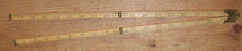 Load image into Gallery viewer, Vintage STANLEY Sweetheart Ruler 66 1/2 Boxwood &amp; Brass Carpenters&#39; Folding Rule
