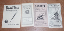 Load image into Gallery viewer, Lot of 12 Vintage Stanley How to Pamphlets Brochures
