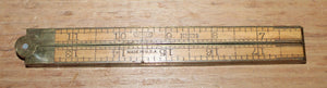 Marked Vintage Stanley No 62 1/2 Clean four fold folding rule