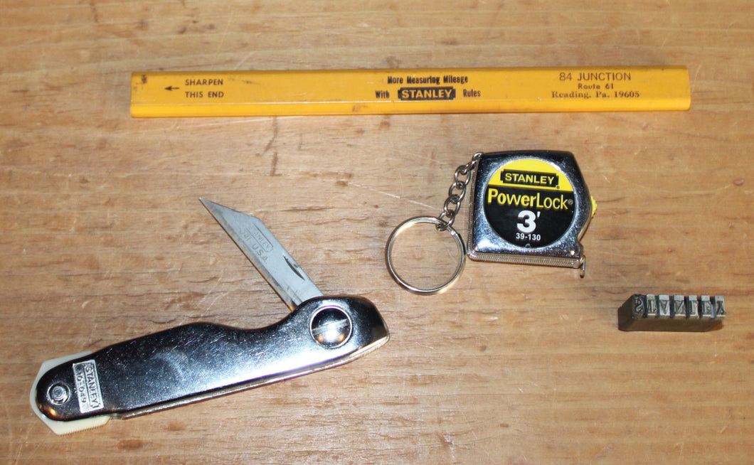 Four Stanley Tools  Advertising Items