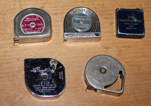 Lot of Five Vintage Tape Measures