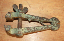 Load image into Gallery viewer, Large antique hand vise 2" wide jaw collectible clamp machinist tool
