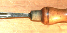 Load image into Gallery viewer, W. Butcher Cast Steel 1/4" Wide Gouge/Chisel, Early Sheffield Maker, Arrow-Mark
