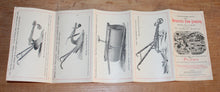 Load image into Gallery viewer, Vintage OLD MUNNSVILLE NY PLOW CO SALES CATALOG BROCHURE/FOLD-OUT
