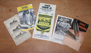 Five Vintage Stanley Tools Booklets