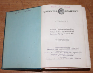 Grinnell Company Catalogue J - 1926