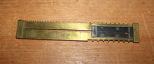 Load image into Gallery viewer, Vintage Swiss Dennison U.S. Standard Mainspring Gauge Brass Watchmaker Jeweler Tool

