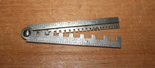 Load image into Gallery viewer, Antique Paris Wire Gauge Double Decimetre Folding Jeweler Watchmaker Tool
