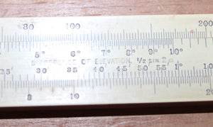 Vintage Keuffel & Esser 4100 Stadia Slide Rule Surveying / Civil Engineer