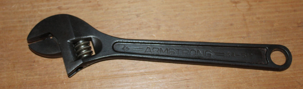 Vintage Armstrong  34-512 Adjustable Wrench